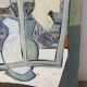 Vase cubiste, huile sur toile