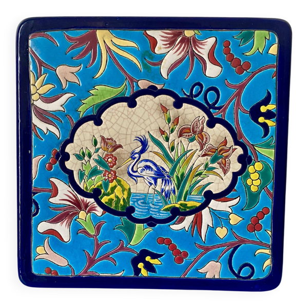 Dessous de plat, Longwy rehaussé 1930
