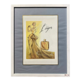 Framed edition for the perfume oregano, by Coty
