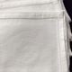 Set of 6 old white damask cotton napkins 53 x 53 cm