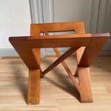 Wooden magazine rack