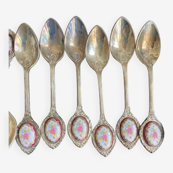 6 silver-plated teaspoons