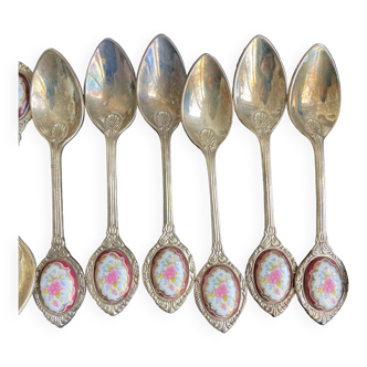 6 silver-plated teaspoons