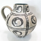 Beautiful vase Carstens 1960's Fat washes abstract décorby Heinz Siery