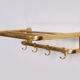 Vintage Hollywood Regency wall coat rack 1960s Germany
