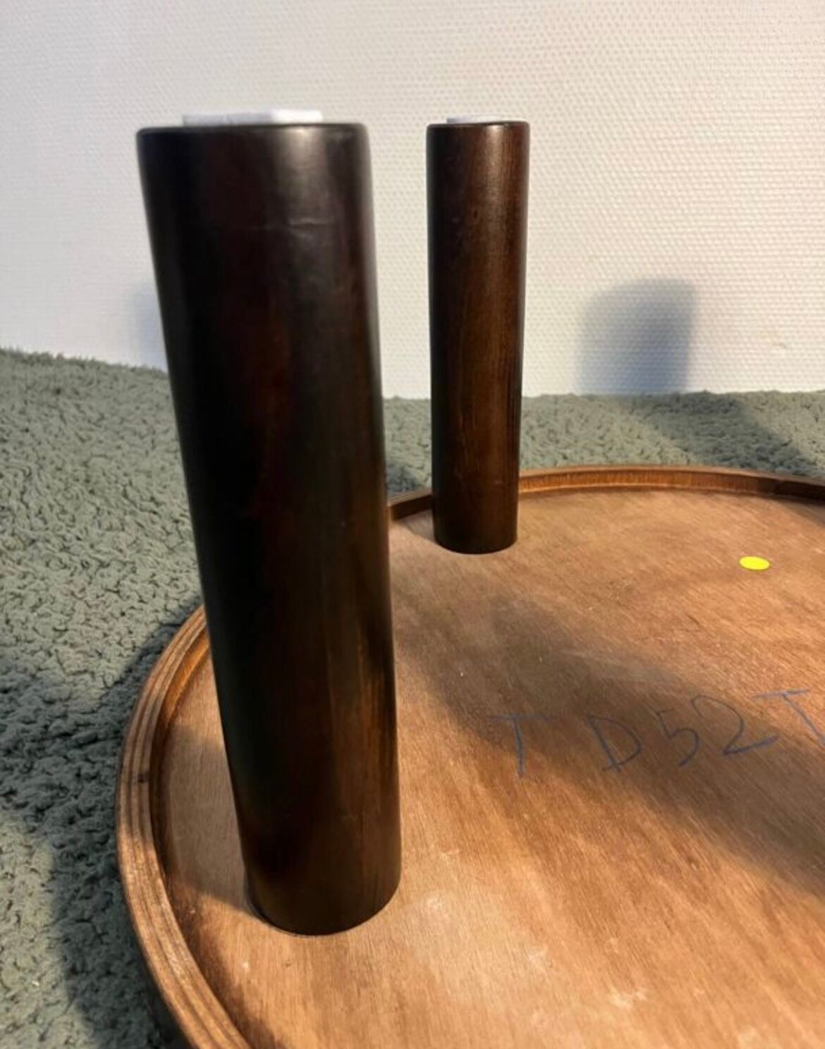 Roger Capron ceramic and wood side table/coffee table