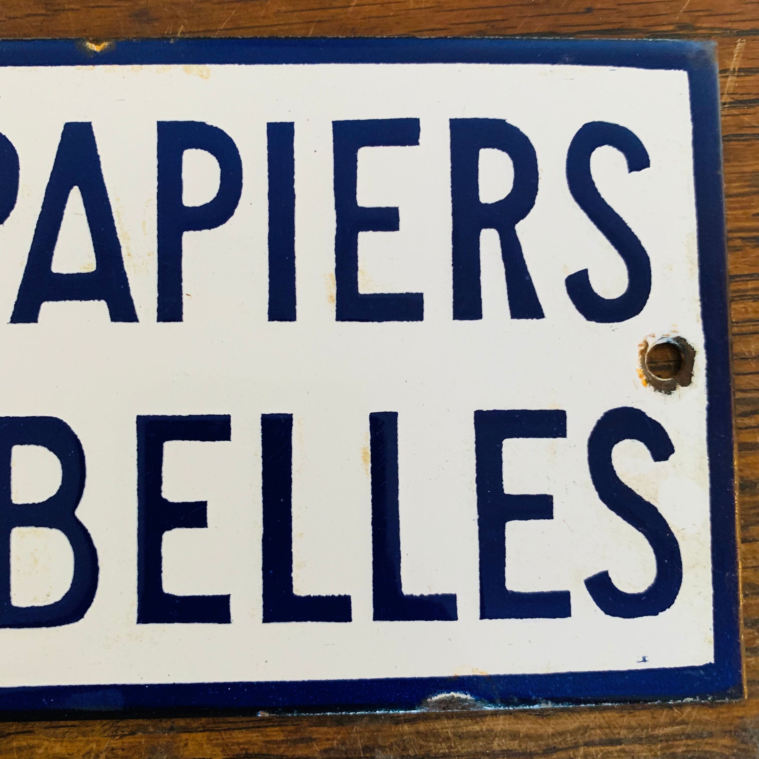 School enamelled brochure