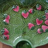 Strawberry slipware dish