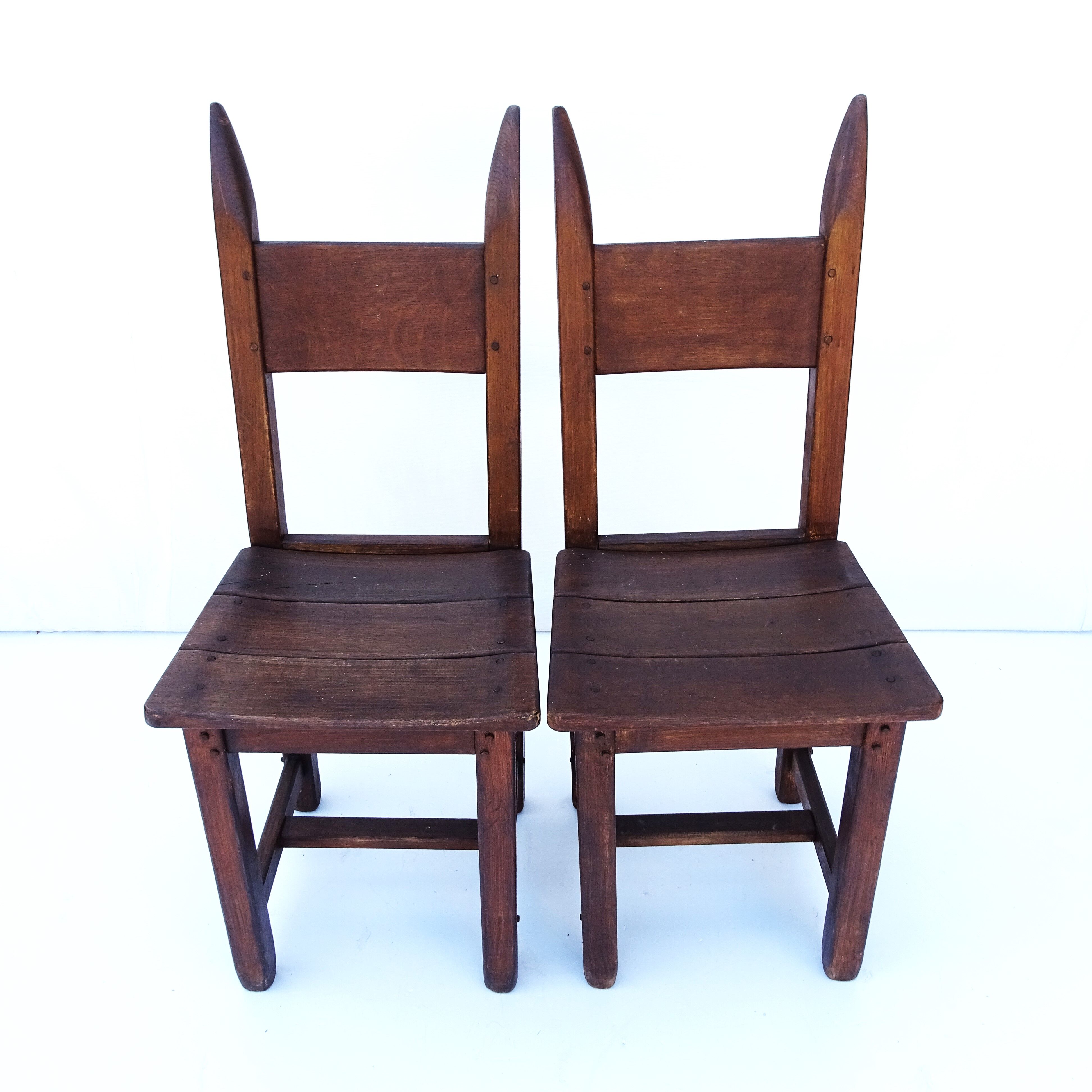 Lot 2 wooden chair
