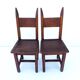 Lot 2 chaise en bois