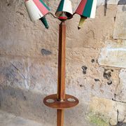 Lampadaire tablette 3 feux vintage années 50