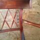 English colonial armchair in mahogany