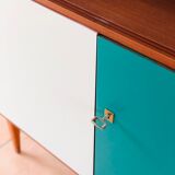 Vintage teak library 1970