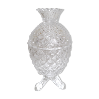 Crystal candy, carved in the shape of pineapple