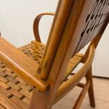 Gelenka Armchairs in Solid Beech Wood, Germany, 1950, Set of 2