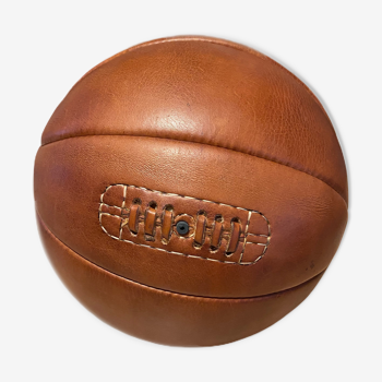 Leather basketball, vintage