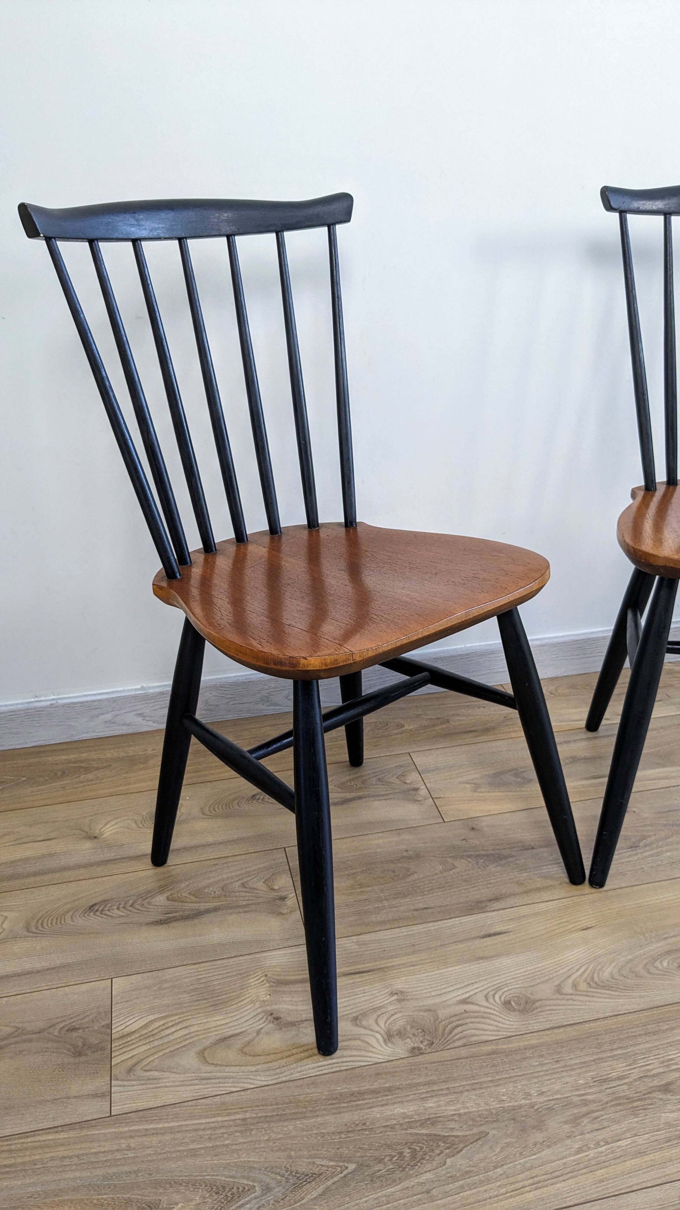 Pair of Scandinavian chairs Hagafors Sweden