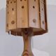 Vintage Scandinavian wooden lamp 1970