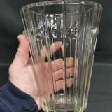 Stylish glass vase, art deco