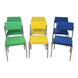 6 Strafor chairs from 1970