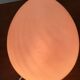 Lampe œuf verre de Murano rose, années 70