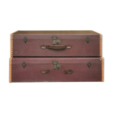 Old car suitcases