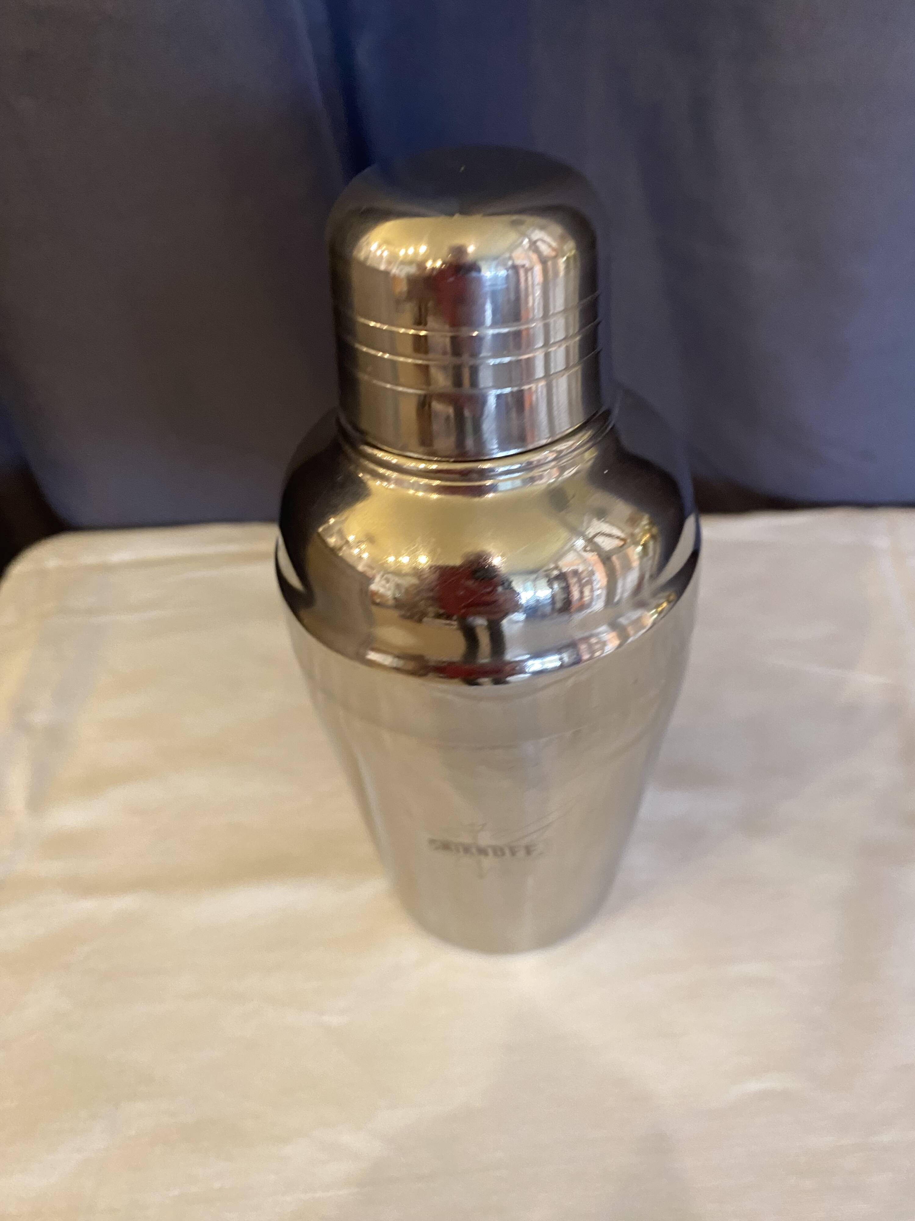 Smirnoff stainless steel cocktail shaker