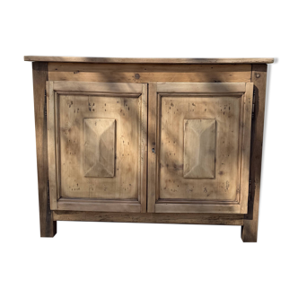 Renovated antique wooden sideboard