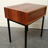 Bedside table in rosewood 1950s