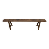 Antique bench in solid oak