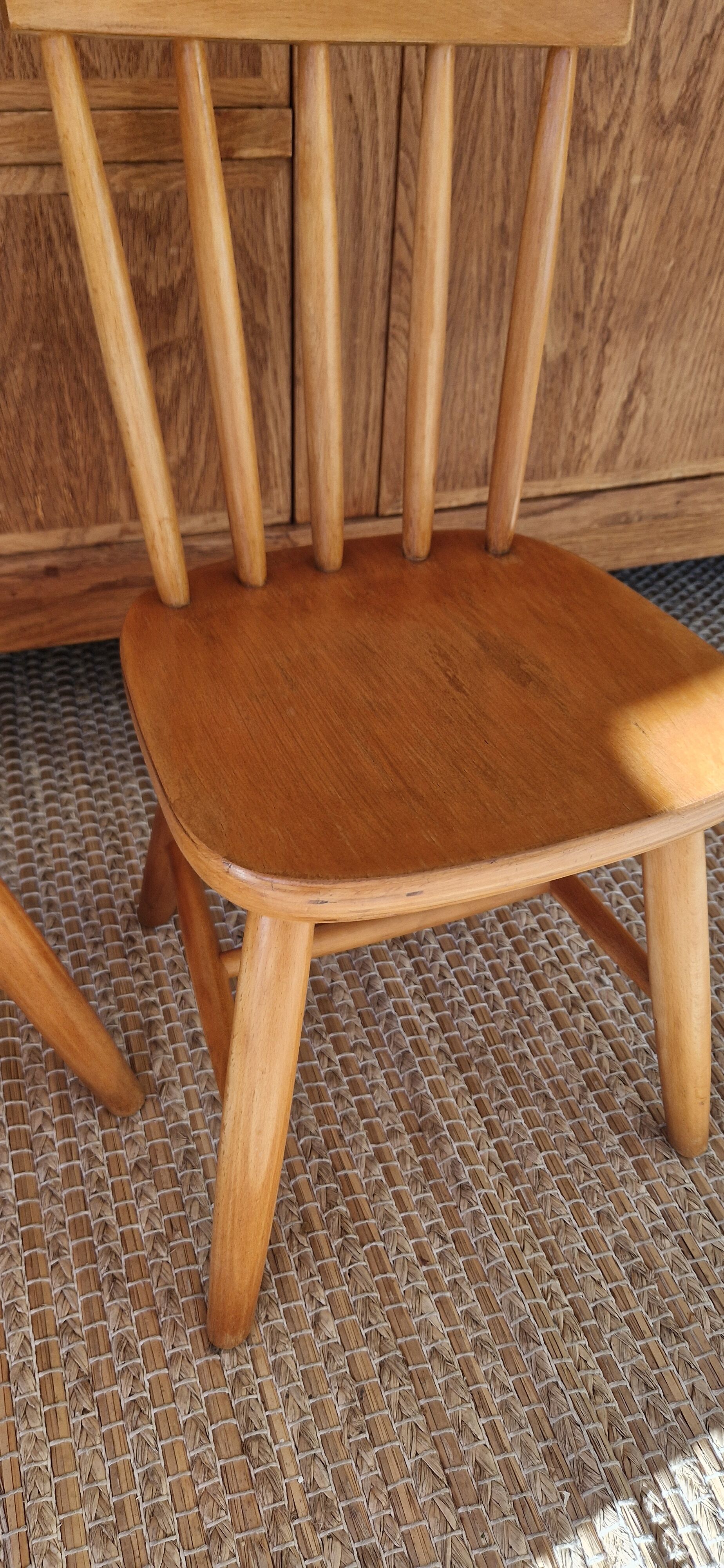 Paire de chaises enfant vintage