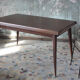 Table extensible vintage pieds compas