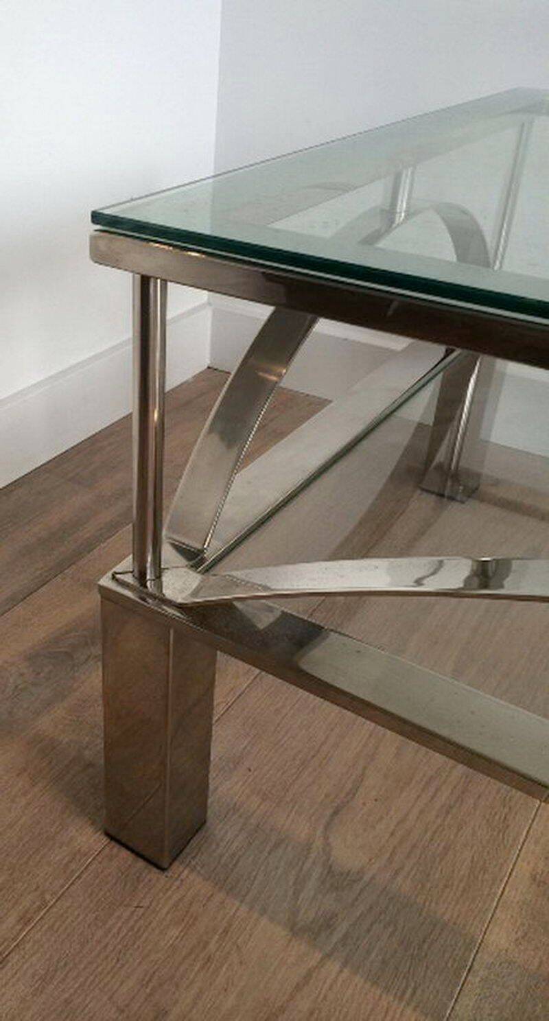 Chrome coffee table