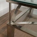Chrome coffee table