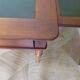 minister's desk - 2 drawers - solid wood - faux leather writing pad - Louis Philippe