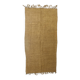 Turkish Dark Mustard Vintage Kilim Rug, 135x268Cm