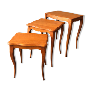 3 tables gigogne en bois