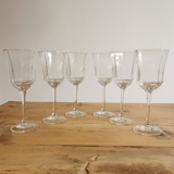 Service of 6 Luminarc water glasses France