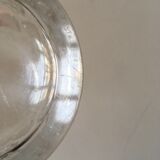 Crystal Lalique vase with grapes décor Malaga 1937