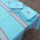 Nappe ancienne 2,80 m + 12 serviettes