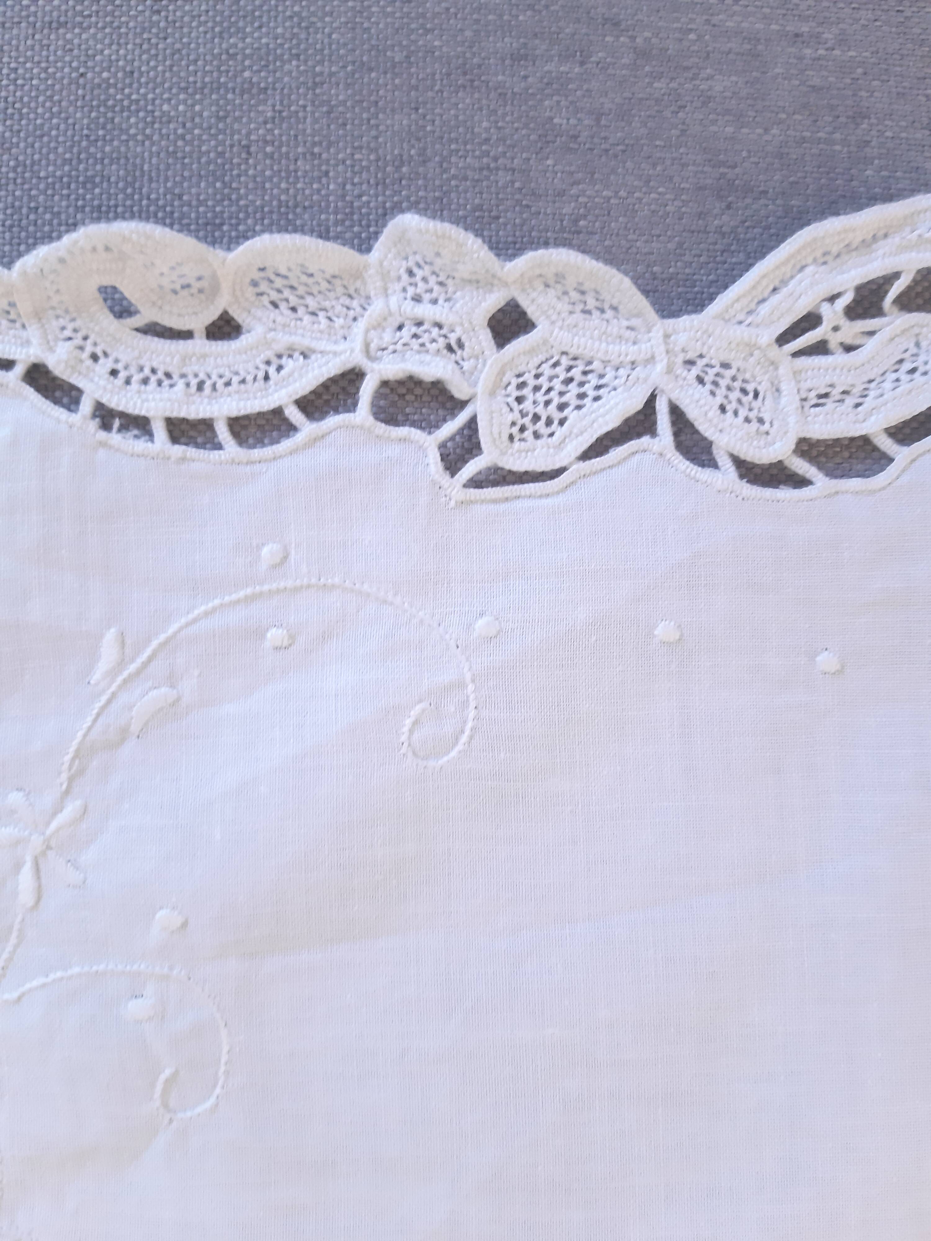 Old embroidered sheet 310 x 230