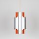 Vintage Danish pendant lamp Pantre by Bent Karlby, Lyfa, 1970s.