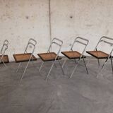 Chairs Giorgio Catellan edition Cidue Italy 1970