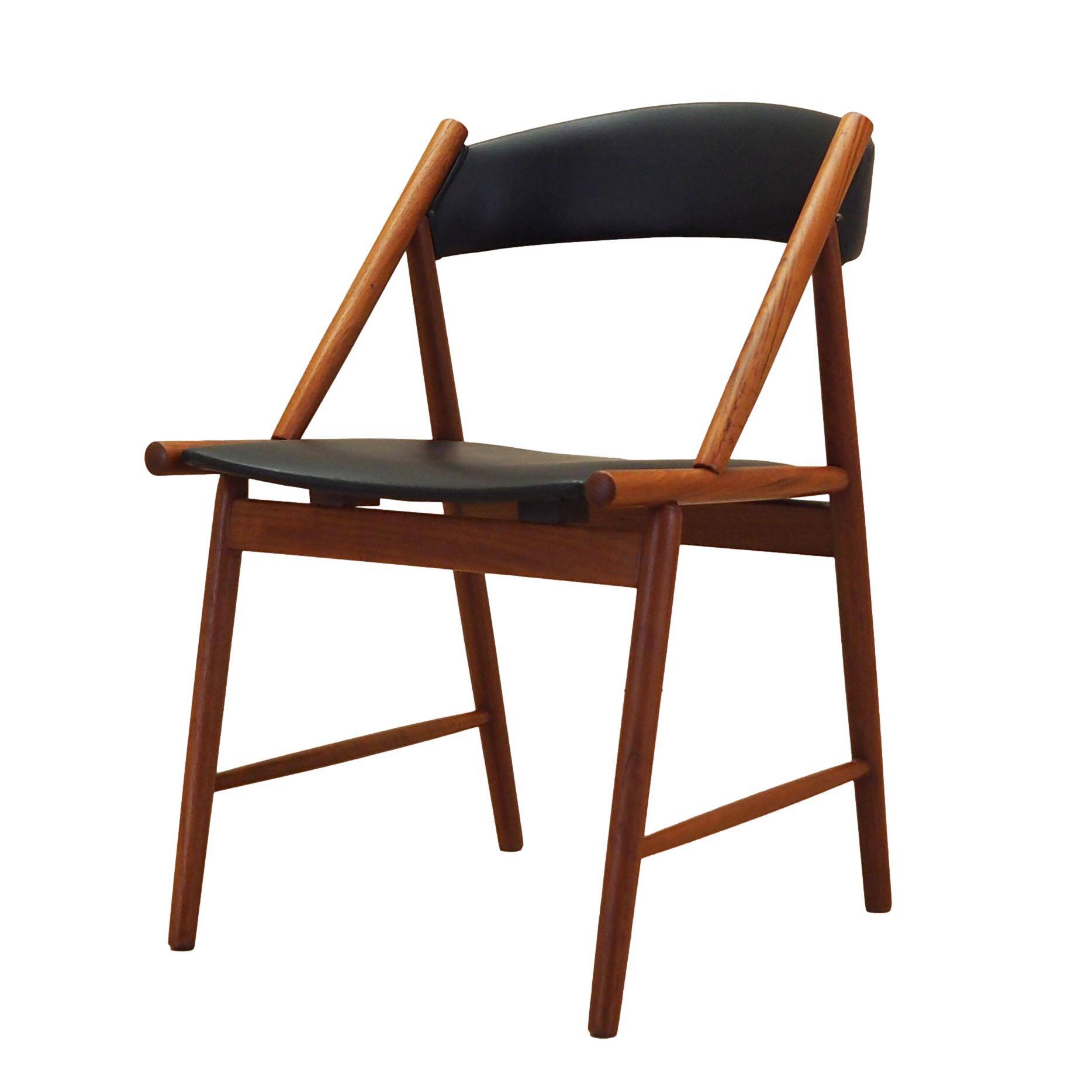 Chaise en teck, design danois, années 1970, production : Danemark