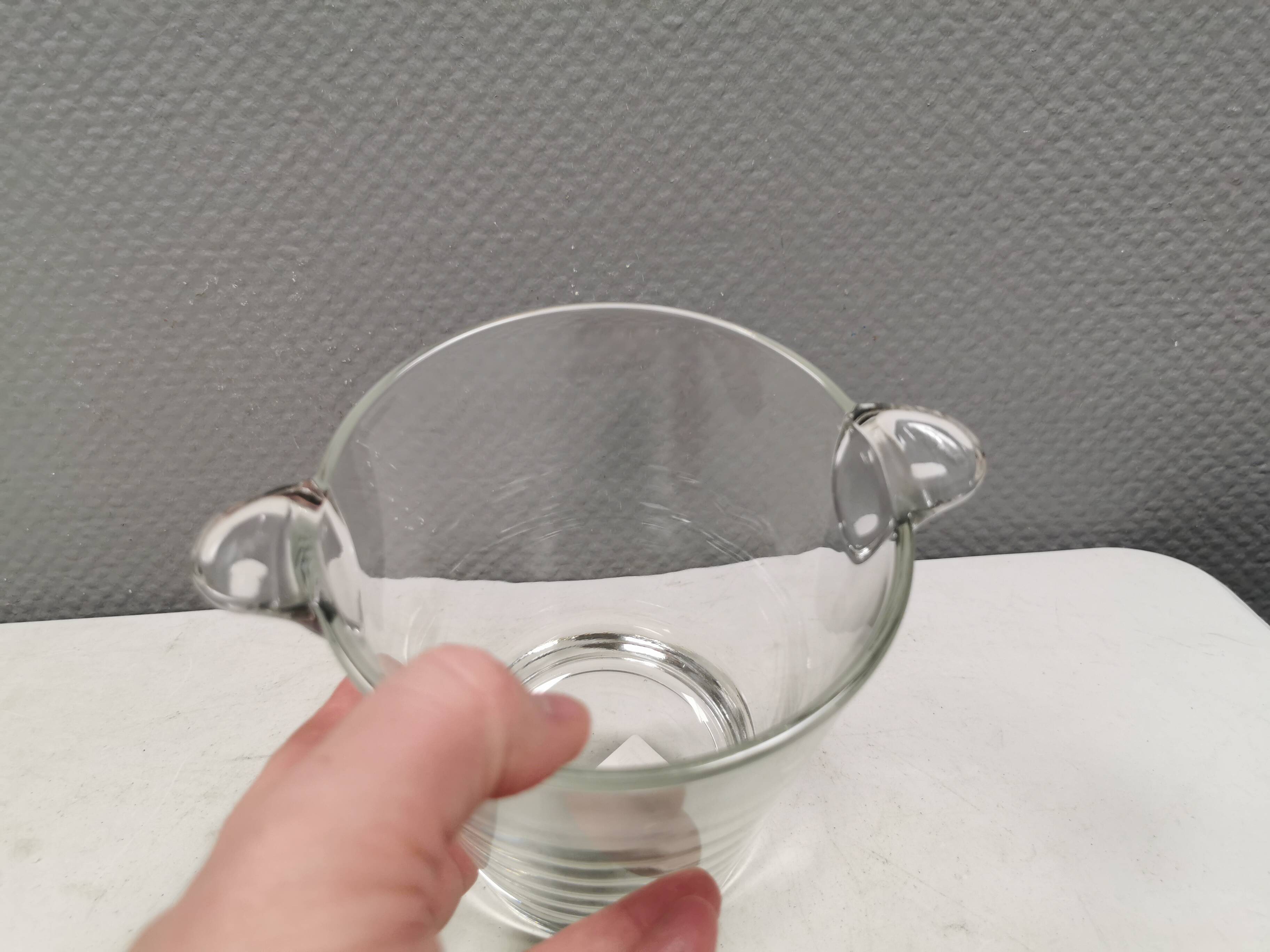 Bormioli Rocco Ypsilon ice bucket from the 1990s-2000s Italy.