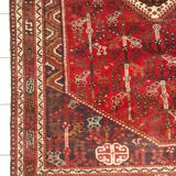 Handmade Persian QashQai rug 284x214cm