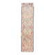 Tapis Kilim rose et crème, 94,378 cm