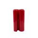 Franco Bettonica, Space age rare red ceramic vase, Gabbianelli Italy ca. 19