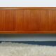 h. w. klein for bramin danish modern teak SIDEBOARD credenza 60s