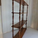 Walnut wall shelf